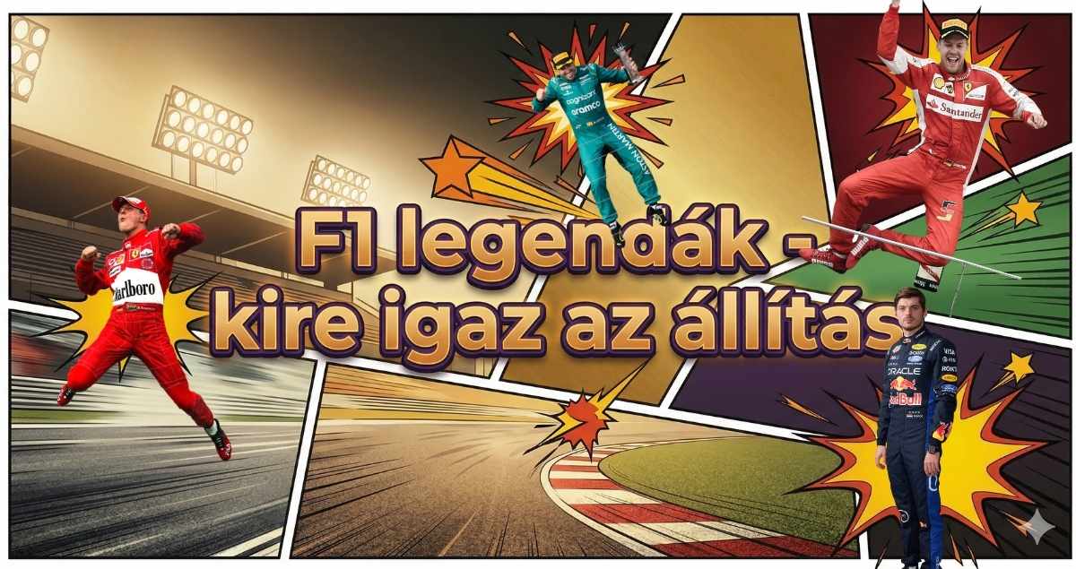 F1 LEGENDÁK KIRE IGAZ cover kviz